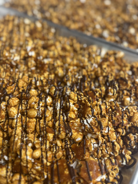 Caramel Popcorn - Chocolate Drizzle