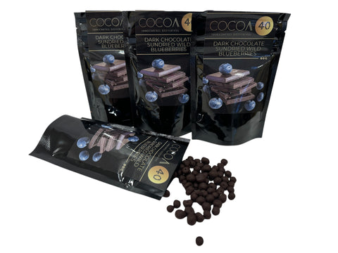 Chocolate Covered Sundried Wild Blueberries